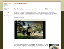 Tablet Screenshot of gite-equestre-poitou.com
